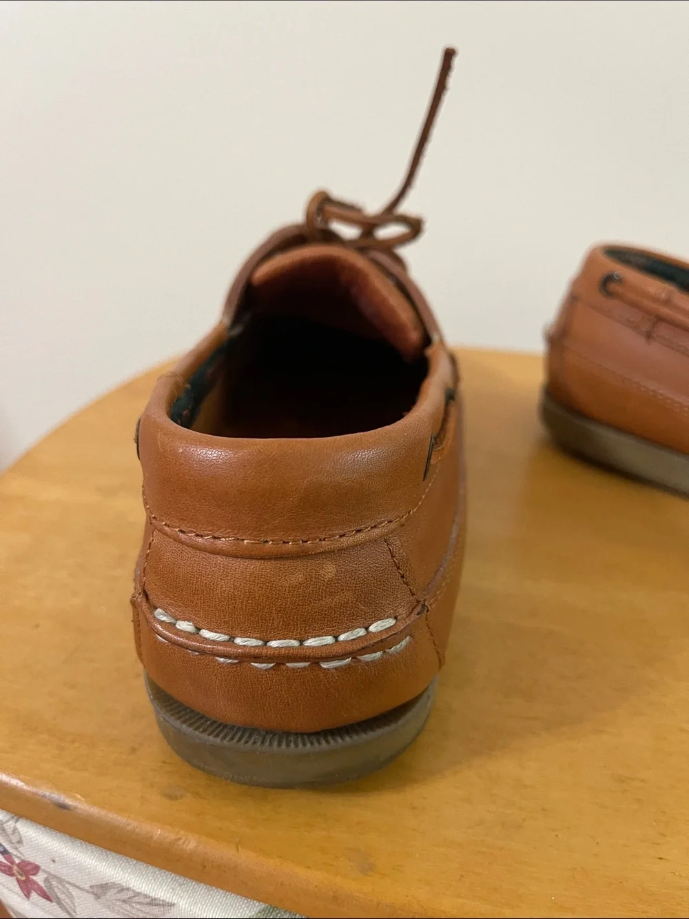 Men's Lifeoutdoors Brown Leather Deck Shoes